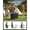 image:imageVEVOR Camping Kitchen Table SlimFold Cook Station Portable Folding Table with 4 Side Tables Heat Resistant Tabletop and Carrying Bag Ideal for Outdoor Picnics BBQs Camping RV TravelingBlack2