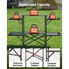 image:imageVEVOR Camping Kitchen Table SlimFold Cook Station Portable Folding Table with 4 Side Tables Heat Resistant Tabletop and Carrying Bag Ideal for Outdoor Picnics BBQs Camping RV TravelingBlack2
