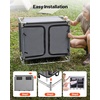 image:imageVEVOR Camping Storage Cabinet Outdoor Portable Aluminum Lightweight Table Quick Setup Compact Kitchen Cook Station with 6 Shelves and Carry Bag for Picnic BBQ Party Camping RV TravelingGrey