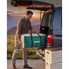 image:imageVEVOR Camping Tent 468 Person Automatic Inflatable Cabin Tent Easy Setup TPU Air Tube amp Large Mesh Windows Portable Waterproof Tent with Carry Bag for Family Outdoor Camping HikingGreen