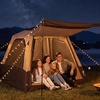 image:imageVEVOR Camping Tent 468 Person Automatic Inflatable Cabin Tent Easy Setup TPU Air Tube amp Large Mesh Windows Portable Waterproof Tent with Carry Bag for Family Outdoor Camping HikingBeige
