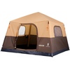 image:imageVEVOR Camping Tent 468 Person Automatic Inflatable Cabin Tent Easy Setup TPU Air Tube amp Large Mesh Windows Portable Waterproof Tent with Carry Bag for Family Outdoor Camping HikingBeige