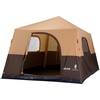 image:imageVEVOR Camping Tent 468 Person Automatic Inflatable Cabin Tent Easy Setup TPU Air Tube amp Large Mesh Windows Portable Waterproof Tent with Carry Bag for Family Outdoor Camping HikingBeige