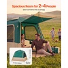 image:imageVEVOR Camping Tent 468 Person Automatic Inflatable Cabin Tent Easy Setup TPU Air Tube amp Large Mesh Windows Portable Waterproof Tent with Carry Bag for Family Outdoor Camping HikingGreen
