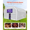 image:imageVEVOR Inflatable Nightclub 262 x 197 x 131 Ft Blow up Party Tent with 1100W Blower Large Inflatable Night Club Tent for Adults Easy Setup Inflatable House Air Cube for Wedding Birthday WhiteWhite