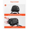 image:imageVEVOR Motorcycle Tail Bag 30L Motorcycle Rear Seat Bag with Waterproof Rain Cover Outdoor Sports Motorbike Luggage Storage Trunk Rack Backpack with Shoulder Straps Universal Fit Rear Racks BlackTail Bag  Leather 10L