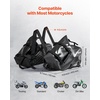 image:imageVEVOR Motorcycle Tail Bag 30L Motorcycle Rear Seat Bag with Waterproof Rain Cover Outdoor Sports Motorbike Luggage Storage Trunk Rack Backpack with Shoulder Straps Universal Fit Rear Racks BlackSaddle Bag  Upgraded Doublesided Fabric  28L