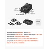 image:imageVEVOR Motorcycle Tail Bag 30L Motorcycle Rear Seat Bag with Waterproof Rain Cover Outdoor Sports Motorbike Luggage Storage Trunk Rack Backpack with Shoulder Straps Universal Fit Rear Racks BlackTail Bag  Fabric  30L
