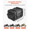 image:imageVEVOR Motorcycle Tail Bag 30L Motorcycle Rear Seat Bag with Waterproof Rain Cover Outdoor Sports Motorbike Luggage Storage Trunk Rack Backpack with Shoulder Straps Universal Fit Rear Racks BlackTail Bag  Fabric  4060L