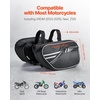 image:imageVEVOR Motorcycle Tail Bag 30L Motorcycle Rear Seat Bag with Waterproof Rain Cover Outdoor Sports Motorbike Luggage Storage Trunk Rack Backpack with Shoulder Straps Universal Fit Rear Racks BlackSaddle Bag  Upgraded Doublesided Fabric  30L