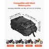 image:imageVEVOR Motorcycle Tail Bag 30L Motorcycle Rear Seat Bag with Waterproof Rain Cover Outdoor Sports Motorbike Luggage Storage Trunk Rack Backpack with Shoulder Straps Universal Fit Rear Racks BlackTail Bag  Fabric  30L