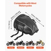 image:imageVEVOR Motorcycle Tail Bag 30L Motorcycle Rear Seat Bag with Waterproof Rain Cover Outdoor Sports Motorbike Luggage Storage Trunk Rack Backpack with Shoulder Straps Universal Fit Rear Racks BlackTail Bag  Leather 10L