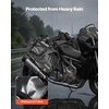 image:imageVEVOR Motorcycle Tail Bag 30L Motorcycle Rear Seat Bag with Waterproof Rain Cover Outdoor Sports Motorbike Luggage Storage Trunk Rack Backpack with Shoulder Straps Universal Fit Rear Racks BlackSaddle Bag  Upgraded Doublesided Fabric  28L