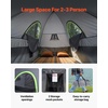 image:imageVEVOR Pickup Truck Tent Fits 5082 ft Truck Tents for Camping Waterproof PU2000 mm 23 Person Sleeping Truck Bed Tent Sturdy Truck Bed Camper Shell with Expandable Awning Rainfly Storage Bag5052 ft