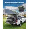 image:imageVEVOR Pickup Truck Tent Fits 5082 ft Truck Tents for Camping Waterproof PU2000 mm 23 Person Sleeping Truck Bed Tent Sturdy Truck Bed Camper Shell with Expandable Awning Rainfly Storage Bag5052 ft