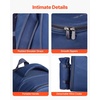 image:imageVEVOR Picnic Backpack Beach Picnic Backpack Bag for 2 Person with Insulated Cooler Compartment Detachable BottleWine Holder Lightweight Blanket Plates amp Cutlery Set for Hiking Camping Navy Bluesingle layer for 2  blue