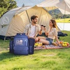 image:imageVEVOR Picnic Backpack Beach Picnic Backpack Bag for 2 Person with Insulated Cooler Compartment Detachable BottleWine Holder Lightweight Blanket Plates amp Cutlery Set for Hiking Camping Navy Bluesingle layer for 4  blue