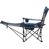 image:imageVEVOR Reclining Camping Chair 4 Adjustable Positions Portable Folding Lounger for Adults Mesh Beach Chair with Footrest amp Plush Cushion Supports 220 lbs Heavy Duty Camp Chairs for Patio BlueBlue
