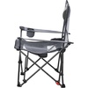image:imageVEVOR Reclining Camping Chair 4 Adjustable Positions Portable Folding Lounger for Adults Mesh Beach Chair with Footrest amp Plush Cushion Supports 220 lbs Heavy Duty Camp Chairs for Patio BlueGrey