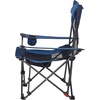 image:imageVEVOR Reclining Camping Chair 4 Adjustable Positions Portable Folding Lounger for Adults Mesh Beach Chair with Footrest amp Plush Cushion Supports 220 lbs Heavy Duty Camp Chairs for Patio BlueBlue