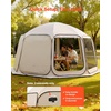image:imageVEVOR Sidewalls for Screen House Gazebo for VEVOR 12 x 11 ft Screen House Tent Sun Protection 551 x 459 ft 300D Oxford SilverCoated Fabric Pack of 3 Not Include Tent for Outdoor Activitiesfor 15x138 ft Popup Tent