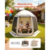 image:imageVEVOR Sidewalls for Screen House Gazebo for VEVOR 12 x 11 ft Screen House Tent Sun Protection 551 x 459 ft 300D Oxford SilverCoated Fabric Pack of 3 Not Include Tent for Outdoor Activitiesfor 10x92 ft Popup Tent