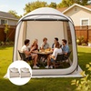 image:imageVEVOR Sidewalls for Screen House Gazebo for VEVOR 12 x 11 ft Screen House Tent Sun Protection 551 x 459 ft 300D Oxford SilverCoated Fabric Pack of 3 Not Include Tent for Outdoor Activitiesfor 6x6 ft Popup Tent