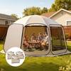 image:imageVEVOR Sidewalls for Screen House Gazebo for VEVOR 12 x 11 ft Screen House Tent Sun Protection 551 x 459 ft 300D Oxford SilverCoated Fabric Pack of 3 Not Include Tent for Outdoor Activitiesfor 15x138 ft Popup Tent
