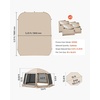 image:imageVEVOR Sidewalls for Screen House Gazebo for VEVOR 12 x 11 ft Screen House Tent Sun Protection 551 x 459 ft 300D Oxford SilverCoated Fabric Pack of 3 Not Include Tent for Outdoor Activitiesfor 15x138 ft Popup Tent