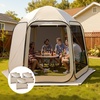image:imageVEVOR Sidewalls for Screen House Gazebo for VEVOR 12 x 11 ft Screen House Tent Sun Protection 551 x 459 ft 300D Oxford SilverCoated Fabric Pack of 3 Not Include Tent for Outdoor Activitiesfor 10x92 ft Popup Tent