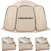 image:imageVEVOR Sidewalls for Screen House Gazebo for VEVOR 12 x 11 ft Screen House Tent Sun Protection 551 x 459 ft 300D Oxford SilverCoated Fabric Pack of 3 Not Include Tent for Outdoor Activitiesfor 12x11 ft Popup Tent