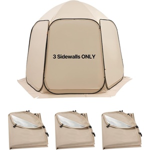 image:imageVEVOR Sidewalls for Screen House Gazebo for VEVOR 12 x 11 ft Screen House Tent Sun Protection 551 x 459 ft 300D Oxford SilverCoated Fabric Pack of 3 Not Include Tent for Outdoor Activitiesfor 10x92 ft Popup Tent