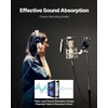 image:imageVEVOR 2 Pcs Sound Dampening Blankets Soundproof Curtains with 96 x 80 in Soundproof Blanket with Grommets Studio Grommeted Blanket for Window Door Light Blocker Music Recording Black96W x 96L Pack of 1