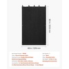 image:imageVEVOR 2 Pcs Sound Dampening Blankets Soundproof Curtains with 96 x 80 in Soundproof Blanket with Grommets Studio Grommeted Blanket for Window Door Light Blocker Music Recording Black80 x 48 in