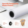 image:imageVEVOR 24 in x 150 ft Plotter Paper 6 Rolls 20 LB Bond Architectural DE 2496 Sheets White Uncoated Biodegradable 94 Opacity Ideal for CAD Engineering GIS Maps amp Architectural Designs24 in x 150 ft