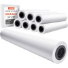 image:imageVEVOR 24 in x 150 ft Plotter Paper 6 Rolls 20 LB Bond Architectural DE 2496 Sheets White Uncoated Biodegradable 94 Opacity Ideal for CAD Engineering GIS Maps amp Architectural Designs24 in x 150 ft