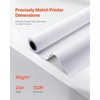 image:imageVEVOR 24 in x 150 ft Plotter Paper 6 Rolls 20 LB Bond Architectural DE 2496 Sheets White Uncoated Biodegradable 94 Opacity Ideal for CAD Engineering GIS Maps amp Architectural Designs24 in x 150 ft