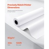 image:imageVEVOR 24 in x 150 ft Plotter Paper 6 Rolls 20 LB Bond Architectural DE 2496 Sheets White Uncoated Biodegradable 94 Opacity Ideal for CAD Engineering GIS Maps amp Architectural Designs30 in x 500 ft