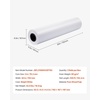 image:imageVEVOR 24 in x 150 ft Plotter Paper 6 Rolls 20 LB Bond Architectural DE 2496 Sheets White Uncoated Biodegradable 94 Opacity Ideal for CAD Engineering GIS Maps amp Architectural Designs30 in x 500 ft