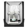 image:imageVEVOR 3D Printer Enclosure with Ventilation Dustproof Waterproof Large Size 600D Oxford Cloth 3D Printer Tent Constant Temperature Protective Case with LED Designed for Bambu Lab A1 Combo GreyBlack