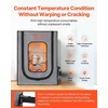 image:imageVEVOR 3D Printer Enclosure with Ventilation Dustproof Waterproof Large Size 600D Oxford Cloth 3D Printer Tent Constant Temperature Protective Case with LED Designed for Bambu Lab A1 Combo GreyGrey with Ventilation