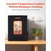 image:imageVEVOR 3D Printer Enclosure with Ventilation Dustproof Waterproof Large Size 600D Oxford Cloth 3D Printer Tent Constant Temperature Protective Case with LED Designed for Bambu Lab A1 Combo GreyBlack