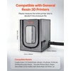 image:imageVEVOR 3D Printer Enclosure with Ventilation Dustproof Waterproof Large Size 600D Oxford Cloth 3D Printer Tent Constant Temperature Protective Case with LED Designed for Bambu Lab A1 Combo GreyGrey with Ventilation