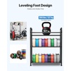 image:imageVEVOR 3D Printer Filament Storage Rack 4 Tier Heavy Duty Storage Shelf Rolling Filament Spool Holders Racks with Wheels Filaments Organzied for 3D Printing Station Office Workshop Shelf OnlyStorage with table