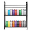 image:imageVEVOR 3D Printer Filament Storage Rack 4 Tier Heavy Duty Storage Shelf Rolling Filament Spool Holders Racks with Wheels Filaments Organzied for 3D Printing Station Office Workshop Shelf OnlyStorage with table