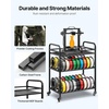image:imageVEVOR 3D Printer Filament Storage Rack 4 Tier Heavy Duty Storage Shelf Rolling Filament Spool Holders Racks with Wheels Filaments Organzied for 3D Printing Station Office Workshop Shelf OnlyStorage with table