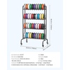 image:imageVEVOR 3D Printer Filament Storage Rack 4 Tier Heavy Duty Storage Shelf Rolling Filament Spool Holders Racks with Wheels Filaments Organzied for 3D Printing Station Office Workshop Shelf Only4 Tier
