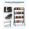 image:imageVEVOR 3D Printer Filament Storage Rack 4 Tier Heavy Duty Storage Shelf Rolling Filament Spool Holders Racks with Wheels Filaments Organzied for 3D Printing Station Office Workshop Shelf Only4 Tier