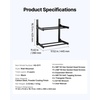 image:imageVEVOR 3D Printer Filament Storage Rack 5 Tier Heavy Duty Storage Shelves for 3D Printing Filaments Filament Spool Holders Racks for 3D Printing Studio Home Studio Office Workshop Shelf Only2Tier