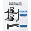 image:imageVEVOR 3D Printer Filament Storage Rack 5 Tier Heavy Duty Storage Shelves for 3D Printing Filaments Filament Spool Holders Racks for 3D Printing Studio Home Studio Office Workshop Shelf Only2Tier